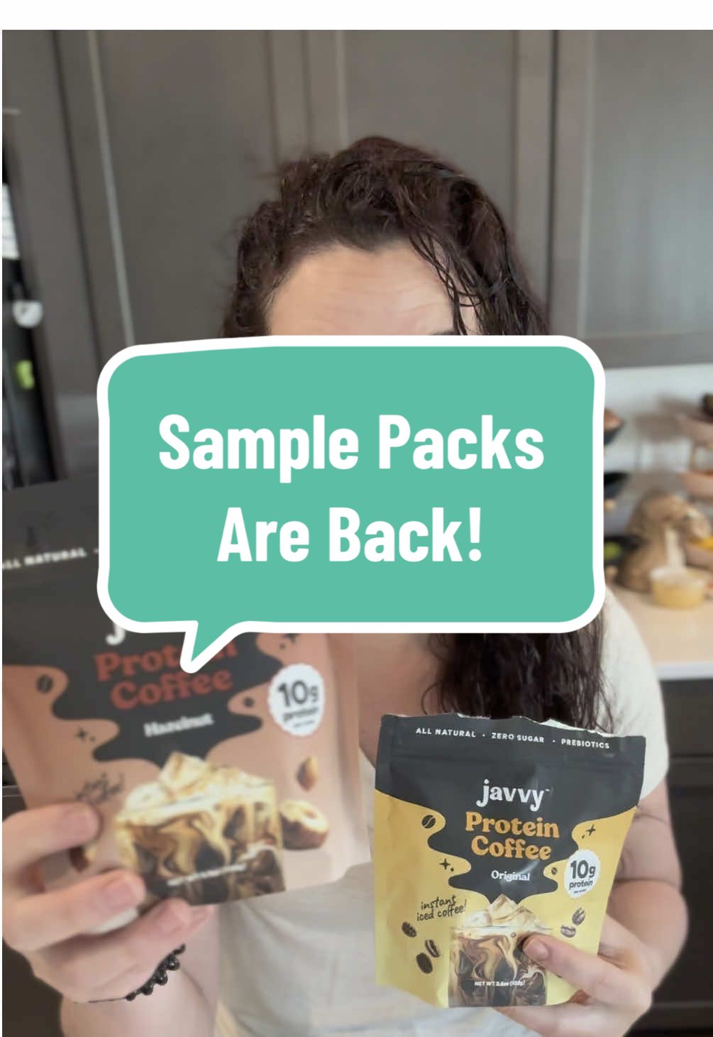 The wait is over!! Sample packs are baaaaack!! #javvycoffee #proffee #proteincoffee #proteingoals #postpartumgoals #icedcoffee #tiktokshop #sale 