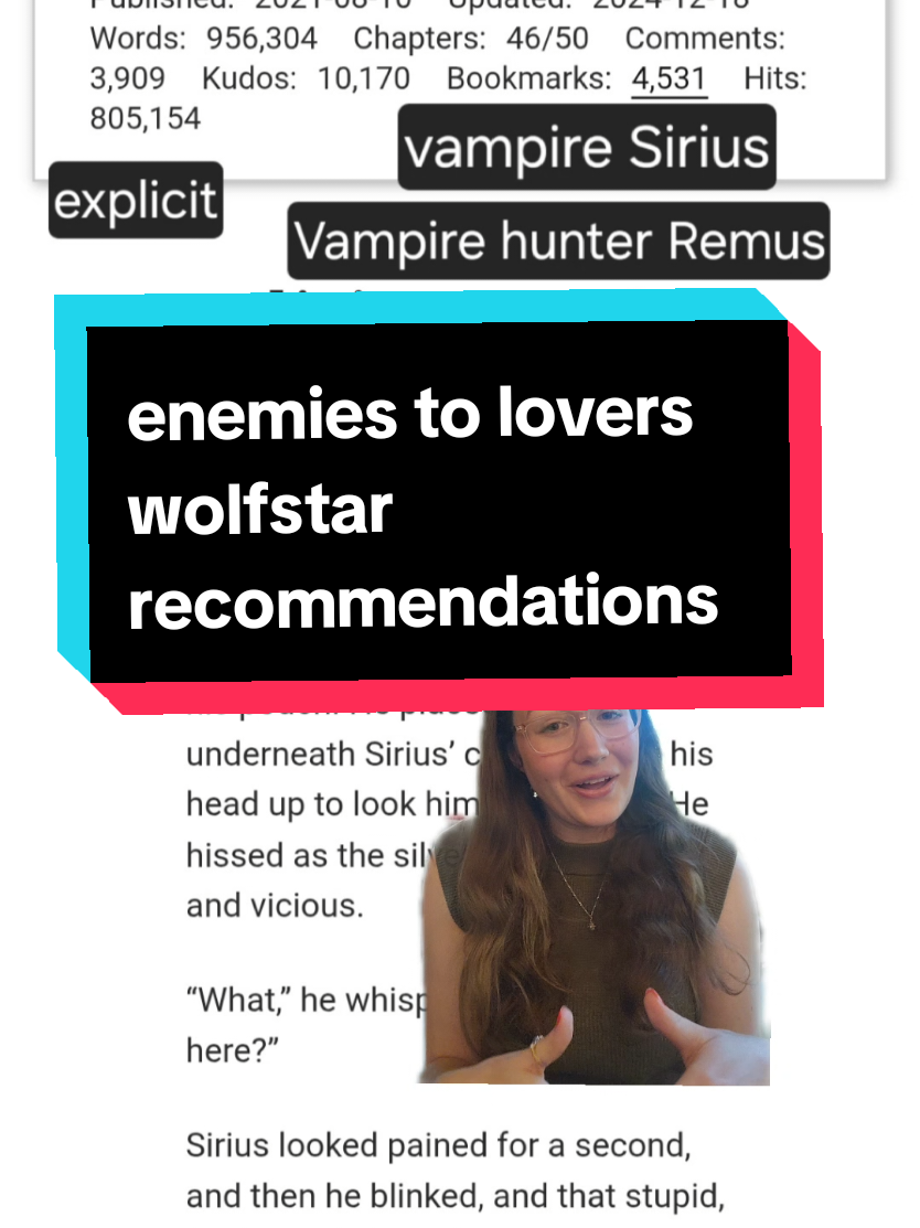 enemies to lovers wolfstar recs #padfoot #moony #remuslupin #siriusblack #maraudersera #fanfictionrecommendations #wolfstar #ao3 #fanfic 