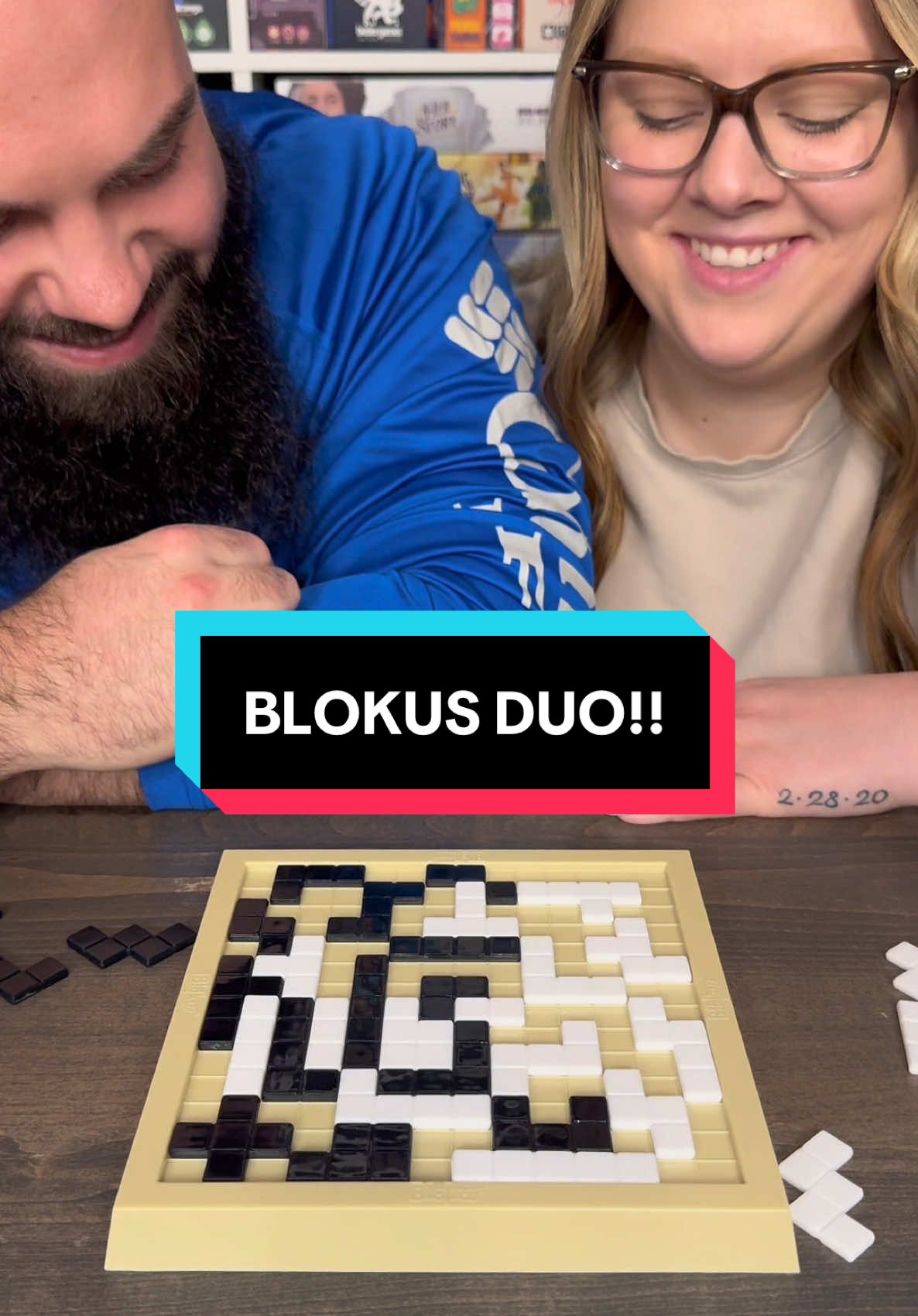 Here’s a Strategy Game We’ve Been Loving, Blokus Duo!! #boardgames #GameNight #couple #fun 