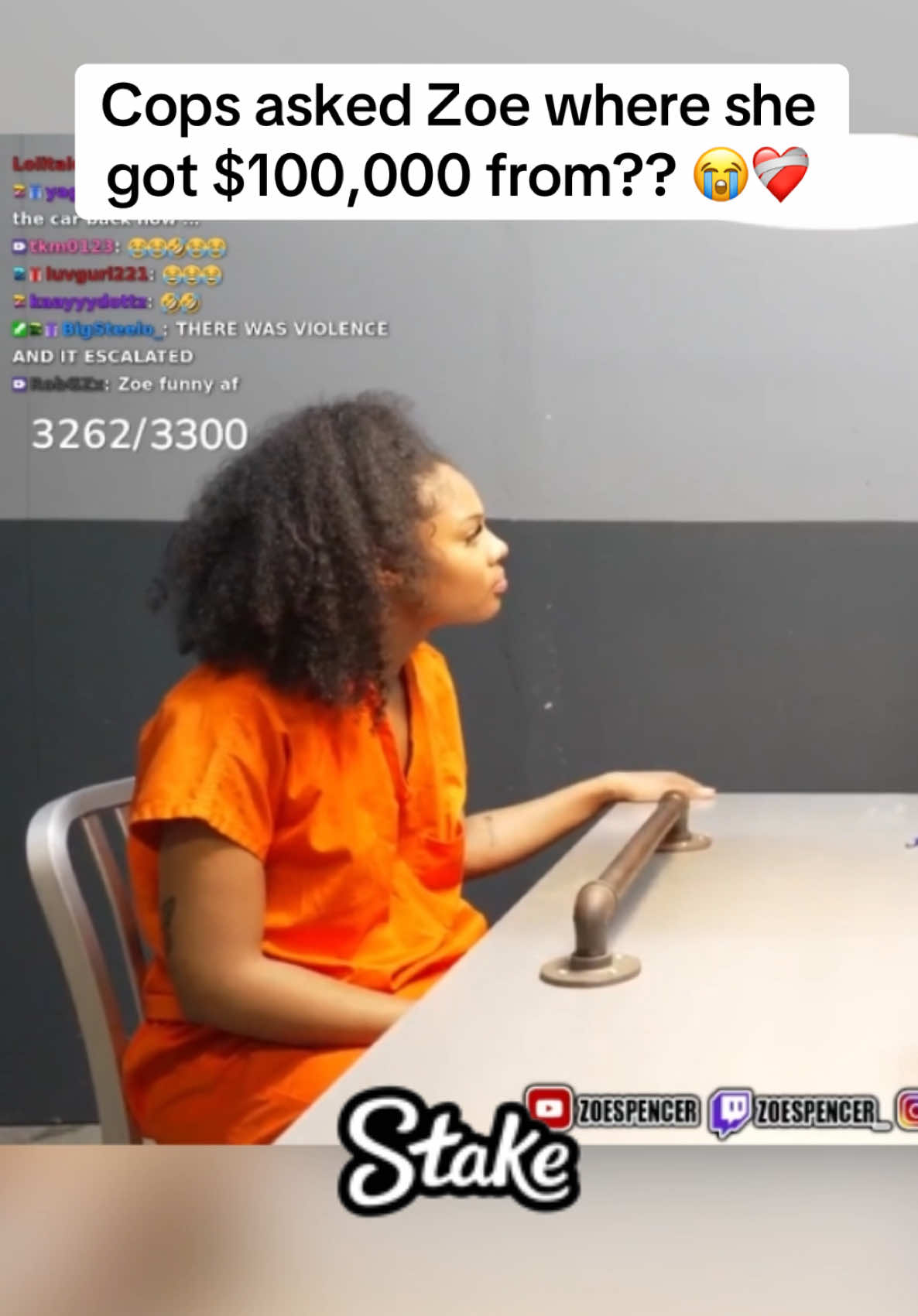 Cops asked Zoe where she got $100,000 from?? 😭❤️‍🩹 #zoespencer #reginaecarter #fypシ゚viral #viral #trending #fouryoupage #fyppppppppppppppppppppppp @Zoe Spencer @Nae Carter 