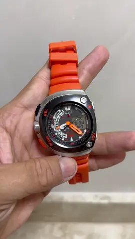 Citizen eco Drive meia lua laranja ! #citizen #relogio #sensoron #ecodrive 