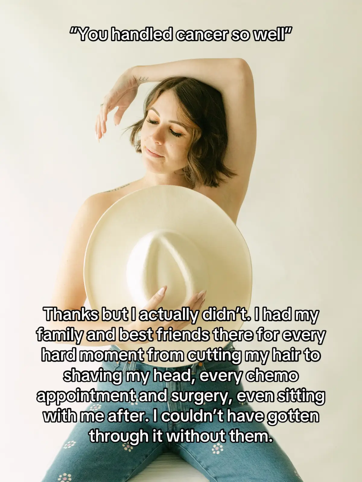 I didn’t handle it well, but had enough friends and family with me to get me through it. Every hard day, doctor appointment, milestone or surgery, they were there to help carry me through it. I owe them everything. #cancersucks #cancerfighter #breastcancer 