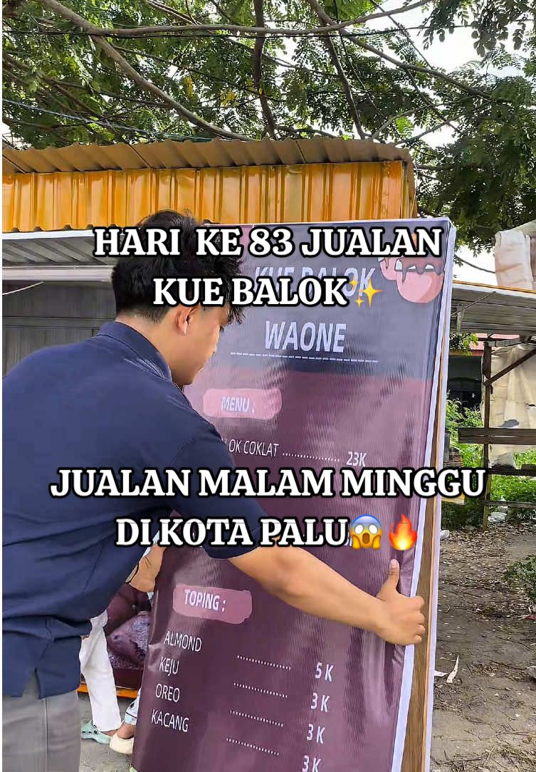 Bagian 83 | wee kamorang orang palu wajib kemarii ee, saya itu jualan didepan mall tatura🤩🙌🏻🔥 #palu #palusulteng #kulinerpalu #orangpalu 