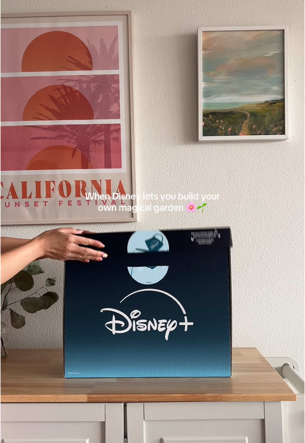 As a plant lover I was so excited to open this package from @Disney+ 😍 #disneyplus #disneyplus #unboxinghaul #unboxingpr #unboxinghaul #disney #disneyunboxing 