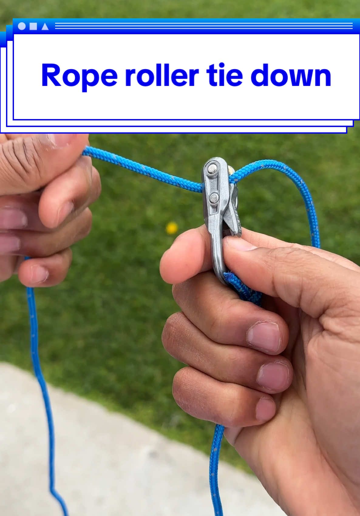 Throw this in your truck or SUV to tie down anything. #tiedown #tiedownroping #tiedownstraps #paracord #paracordtiedown 