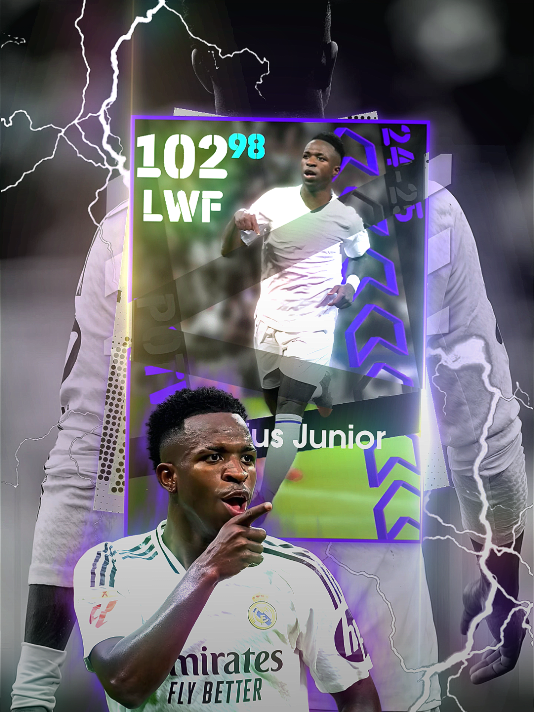 card vini ter licin kahh?😋 #vinicius #realmadrid #efootball #efootball2025 #fyp #foryou #ryuuzy 