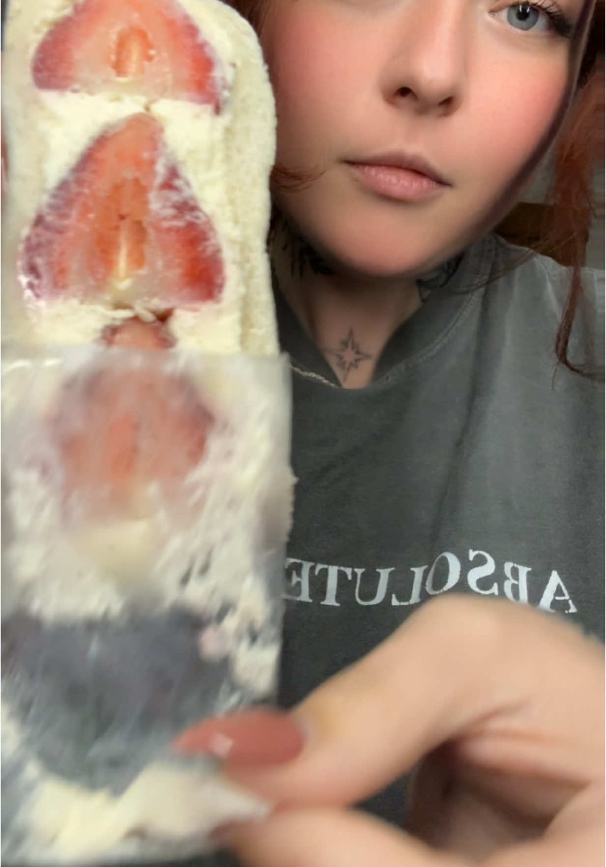 I get it now 🍓 #fruitsando #maruichijapanesefoodanddeli #newengland #asmr #mukbang #ct