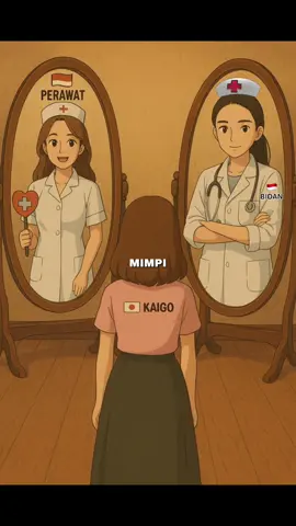 Ada yg sama ? SMK keperawatan kuliahnya kebidanan pas kerja KAIGO🤭🤣#fypシ゚viral🖤tiktok #tokuteginou🇲🇨🇯🇵kenshuseijapan🇮🇩🇯🇵 #kaigocaregivers🎌 