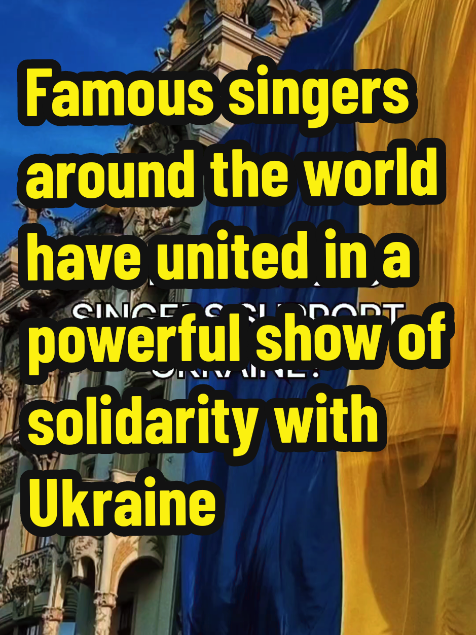 Famous singers around the world have united in a powerful show of solidarity with Ukraine, using their voices and platforms to call for peace, support freedom, and stand against war and oppression. Through music and message, they remind us that compassion and unity can shine even in the darkest of times. #standwithukraine #helpukraine #musicians #help #war 