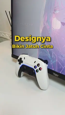 Gamepad Design paling Cakep 300rban🥰 . . Rexus GX300 - Hall Effect Analog + Trigger - Touchpad - 2 tombol Macro - Led RGB #gamepad #gamepadwireles #gamepadps4 