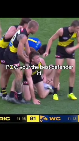 Tackle of the century #tombrown #richmond #afl #tigers #creatorsearchinsights #footbal #edit #fyp #viral #defend #tackle 