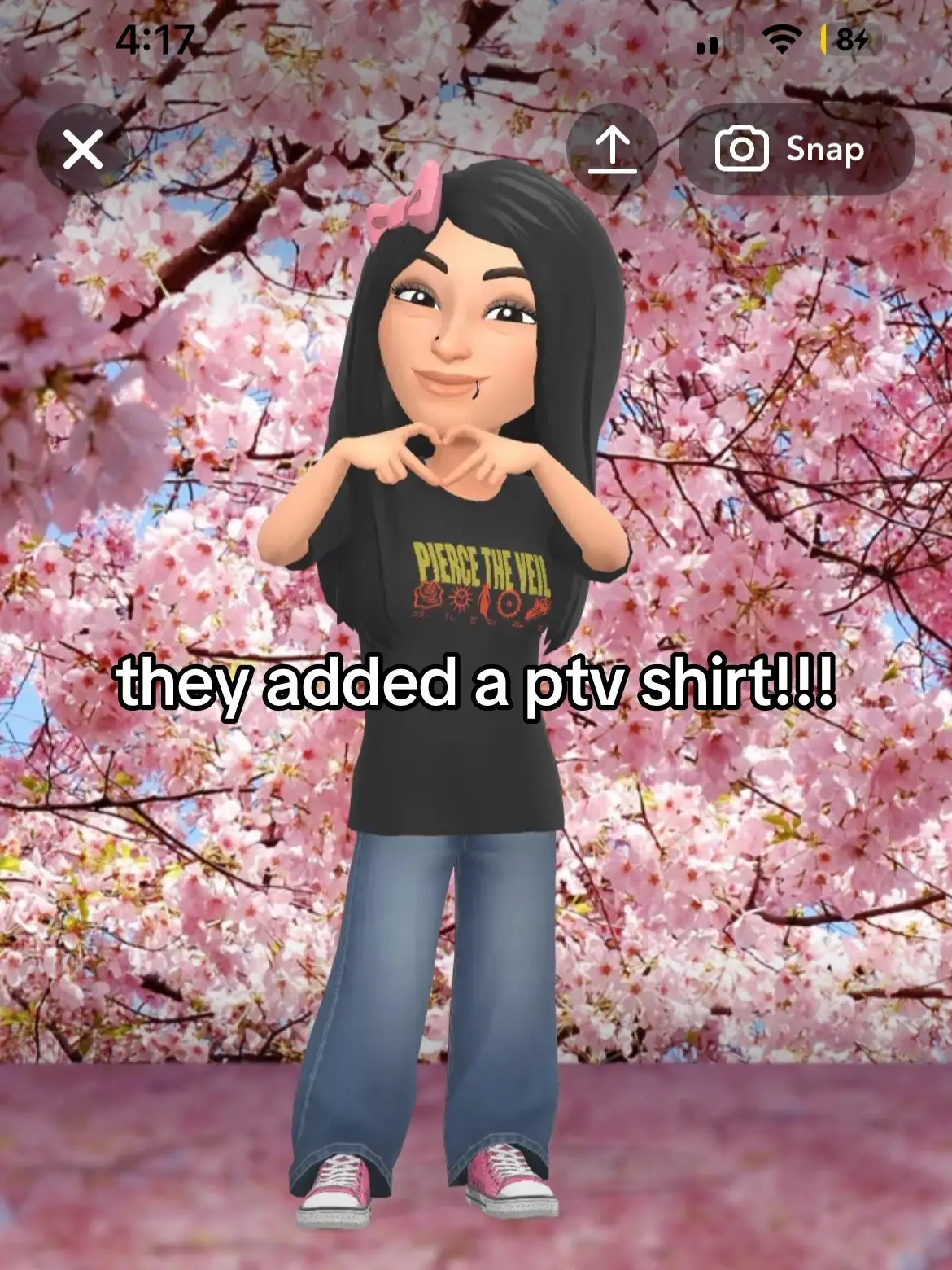 I love thiss what y'all think!!  #piercetheveil#snapchatbitmoji#vicfuentes#tonyperry#jaimepreciado#collidewiththesky#selfiishmachines#misadventures#thejawoflifeptv#aflairforthedramatic#ptvtour2025#emo#PTV#snapchat#fypシ#blowthisupforme#viral#fyppppppppppppppppppppppp   