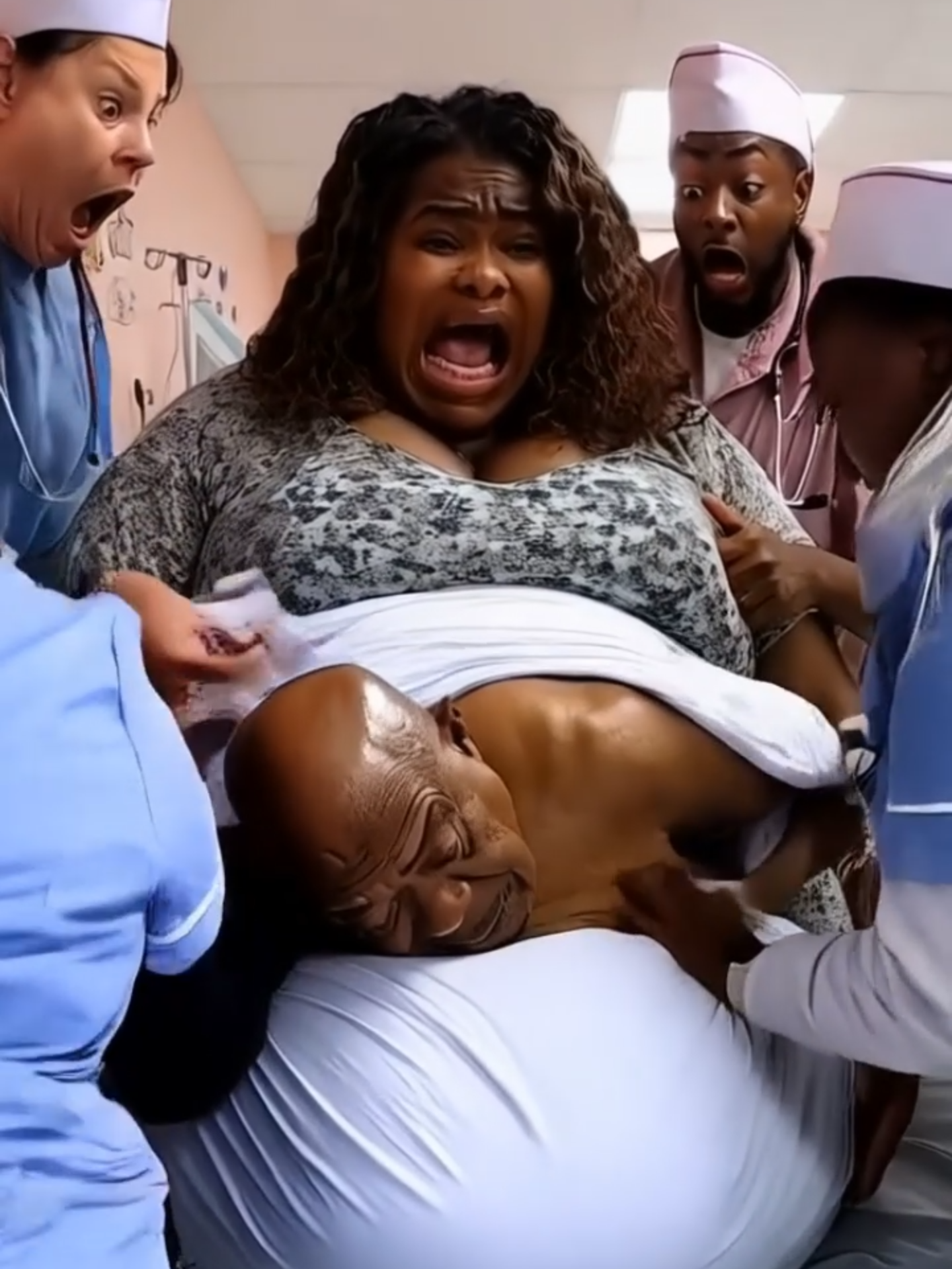🧬 This woman had been pregnant for two whole years… and today was supposed to be the big day. But what came out wasn’t just a baby—it was a fully grown elder, wrinkled and wise, as if it had lived a lifetime inside the womb. The doctors froze. Nurses gasped 