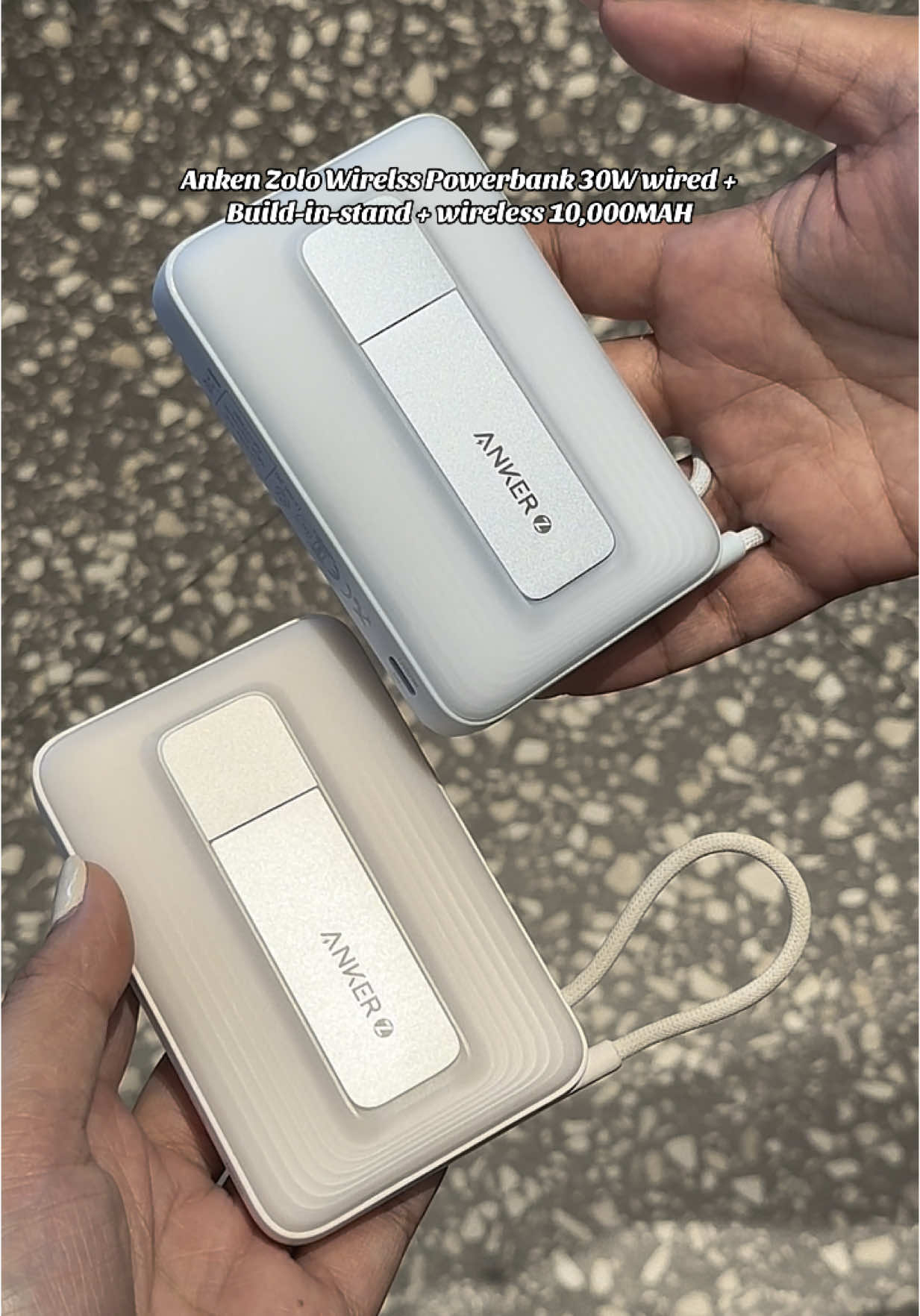 Anken Zolo Wirelss Powerbank 30W wired + Build-in-stand + wireless 10,000MAH #powerbank #powebankfastcharging #wireless #wirelesspowerbank #powerbankcharger #ankerpowerbank 