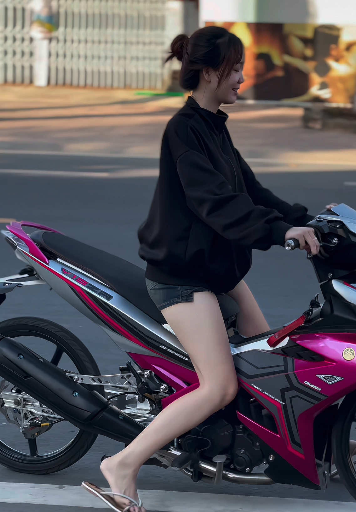 Được một buổi hóng gió 🤣 #xh #trend #xuhuongtiktok #ex150_style_malay #xedovietnam #y15zr #vinhlong64 #yfp 