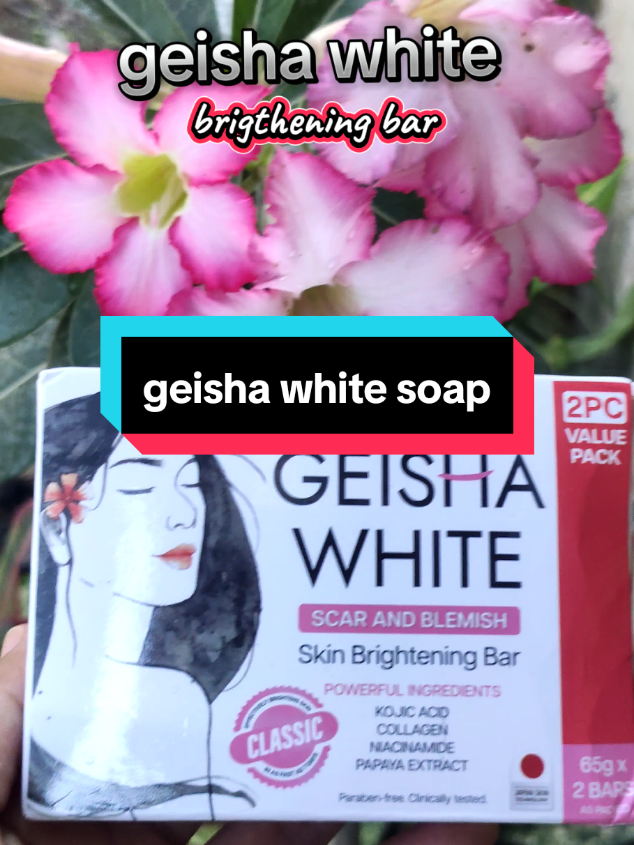 #geishawhitesoap #whiteningsoap #soap #geishasoapbar 