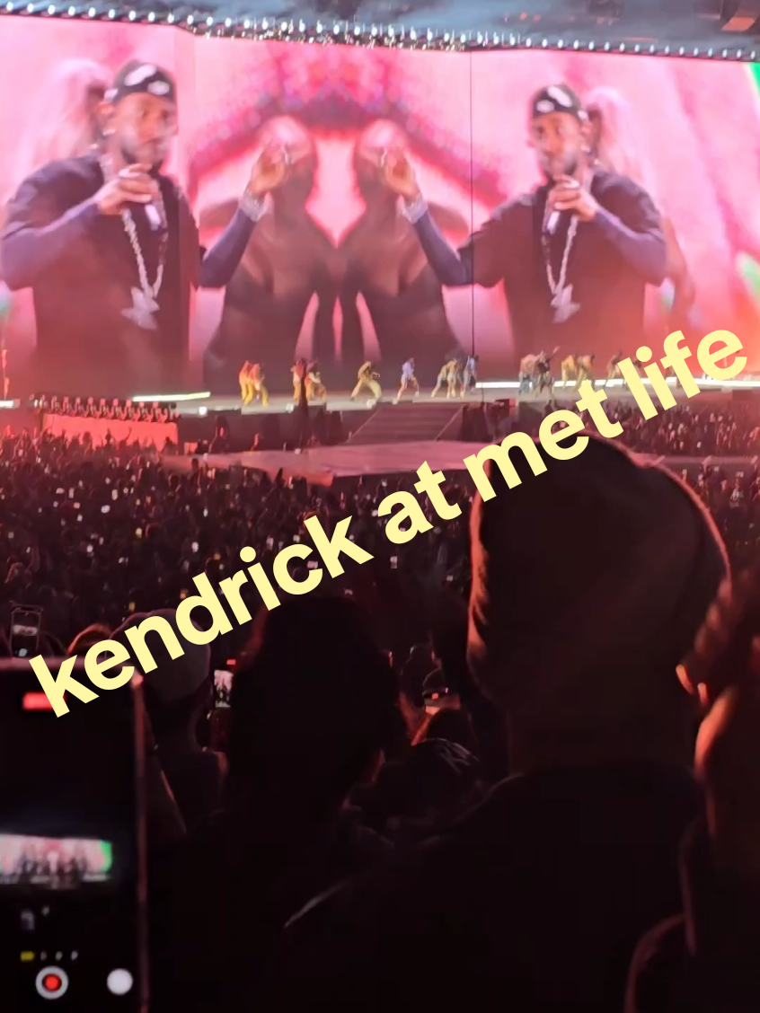 Kendrick lamar at metlife stadium #notlikeus 