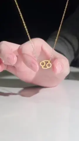 kalung zodiak minimalis #@Sweetbling.id #kalungzodiak #kalung #kalungtitanium #cancer #fyp #beranda #foryoupage 