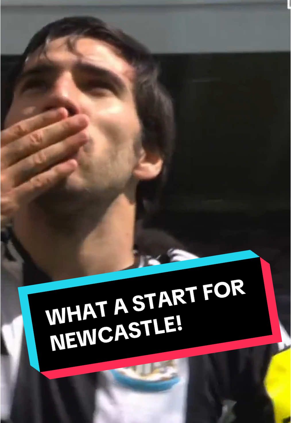 Sandro Tonali gives Newcastle the lead over Chelsea in the opening minutes of a HUGE match. #Soccer #PremierLeague #newcastle #chelsea 
