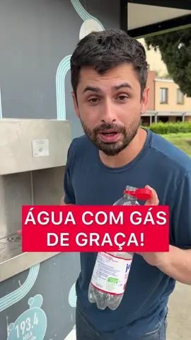 Água com gás de graça? Em Sorocaba tem?