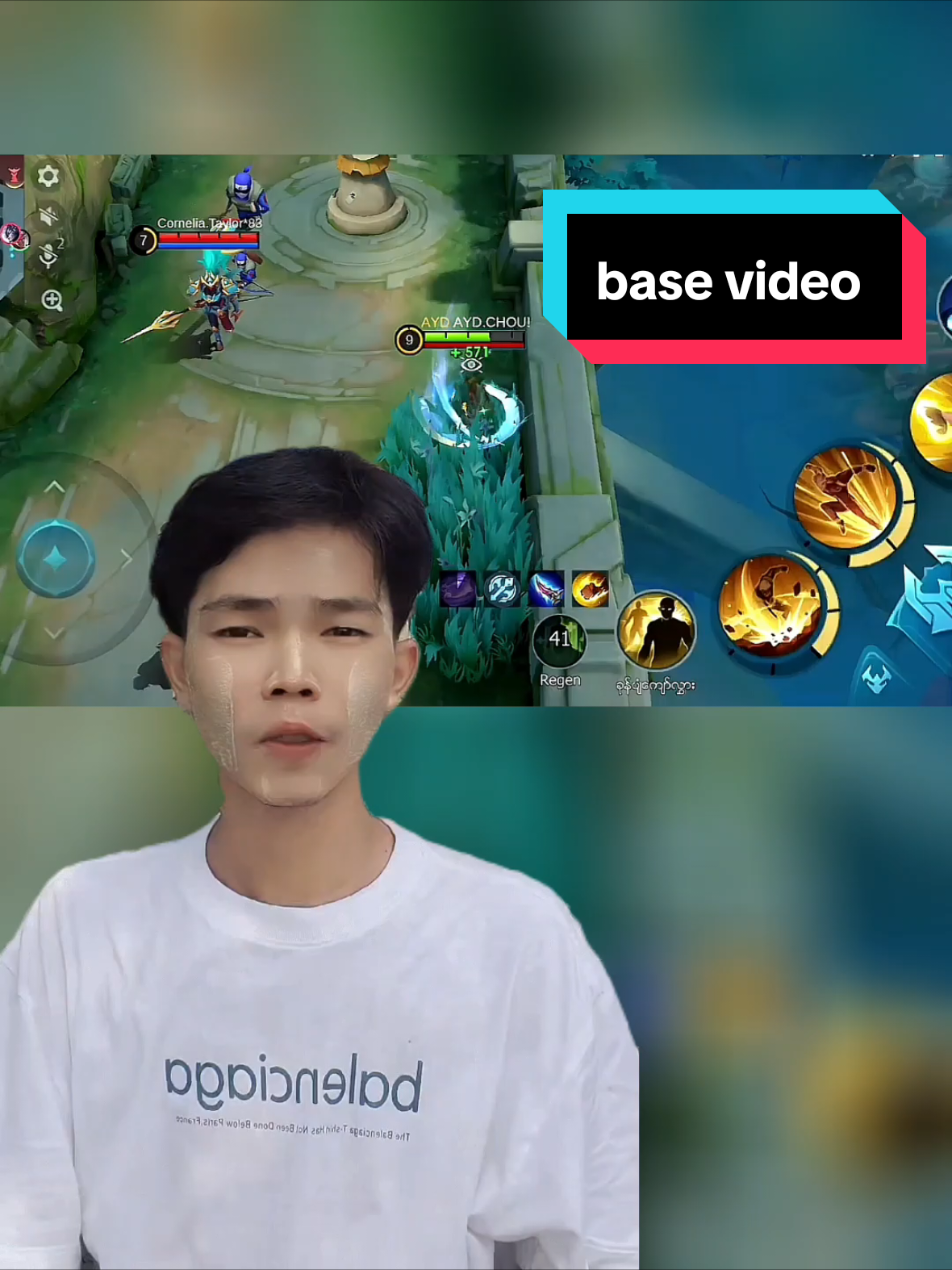 သားကြောက်တယ်.. 🤭😁 #aydchou #fyp #MLBB #mobilelegendsbangbang 