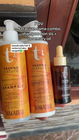#shampoononsls #rosemaryoil #makarizot1 #haircareroutine 