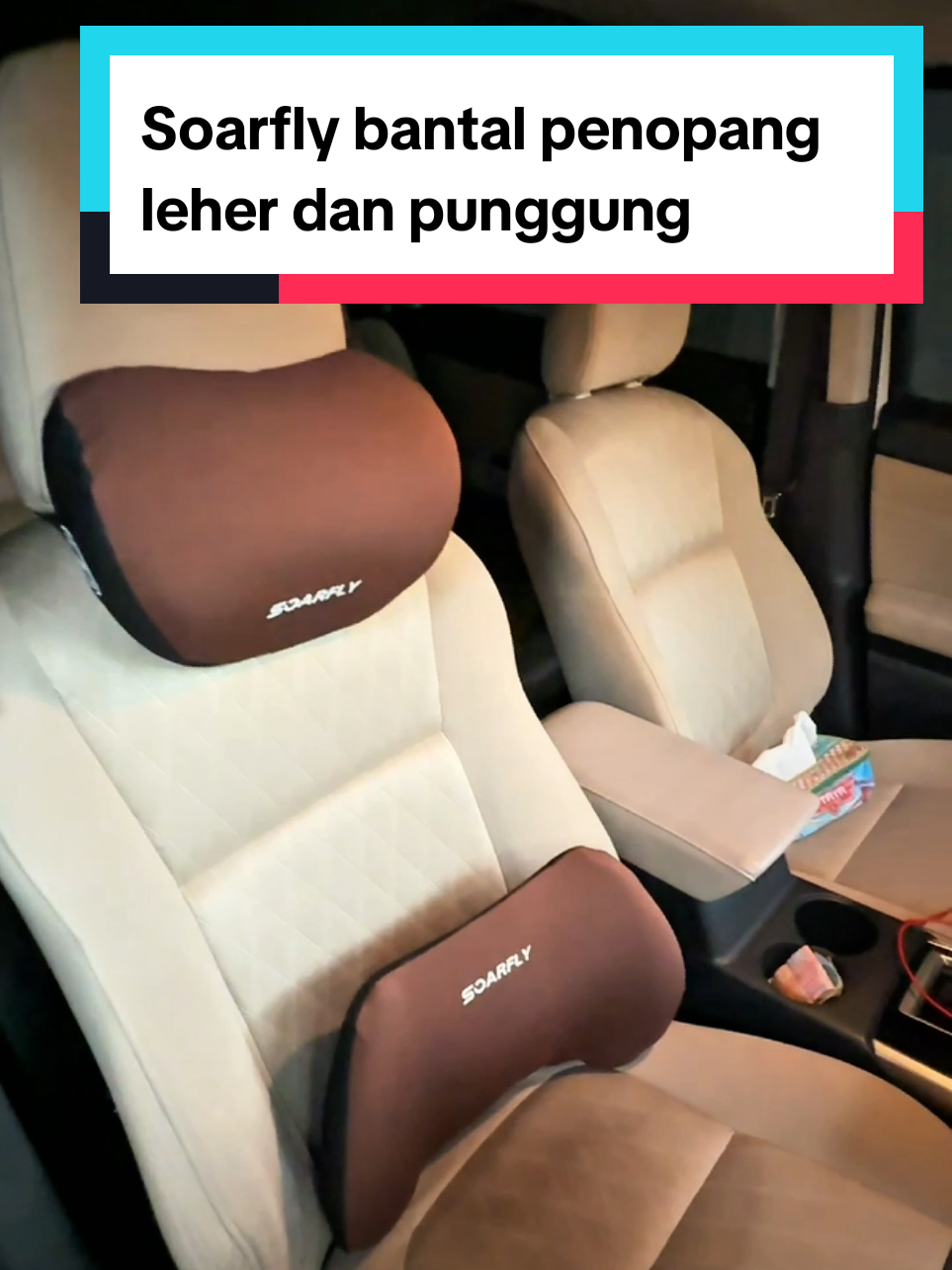 Soarfly Bantal Penopang Leher dan Punggung.. pegel linu ketika nyetir langsung hilang #soarfly #bantal #leher #punggung #penyanggapunggung #nyetirmobil 