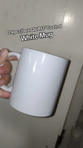 PROMO 24pcs/box QUAFF Coated White Mug #whitemug  #mug  #cofeemug  #plainwhitemug  #personalizedmug