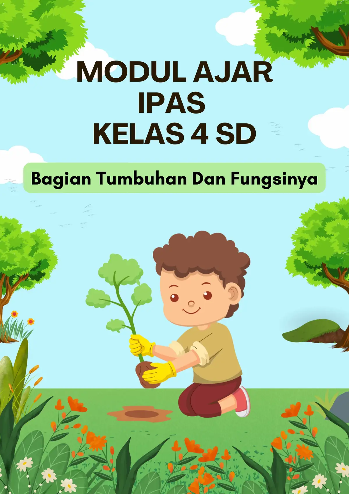 Modul ajar bagian tumbuhan dan fungsinya #ppgdaljab #modulajar #microteaching 