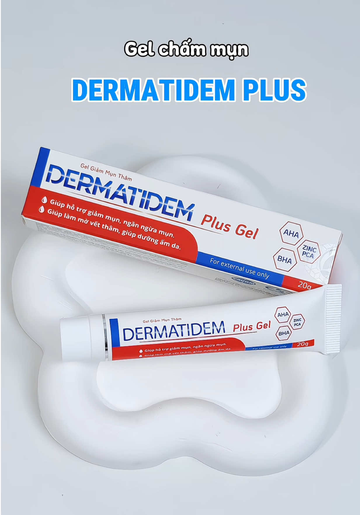 Gel chấm mụn hiệu quả Dermatidem đây ạaa, siêu thíchh #gelchammun #trimun #gelchammundermatidem #xuhuong #unboxing #review 