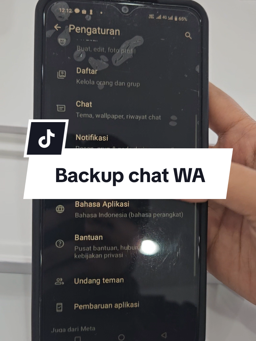 Chat penting gamau hilang di backup dulu ya sob #tipsandtricks #cadangkanpesan #backupchat #chatwhatsapp 