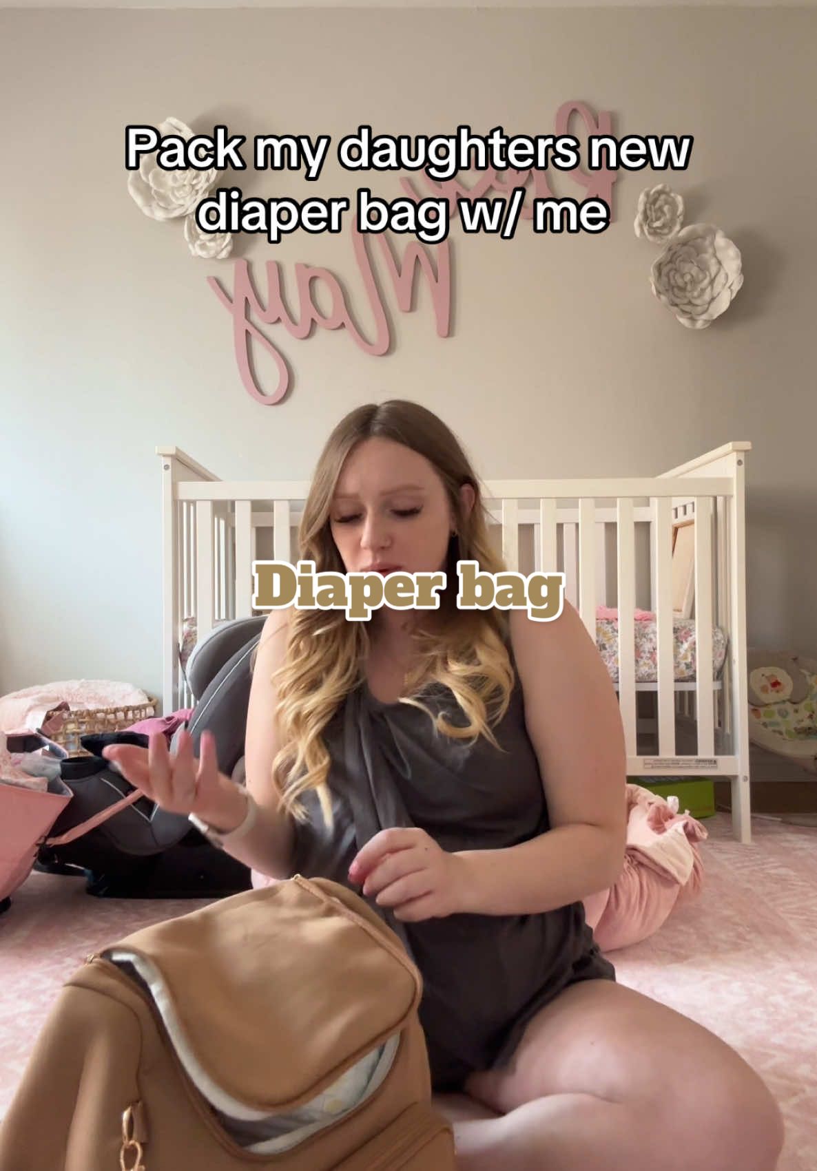 Why can’t I think of anything else? 😂 #motherhood #pregnancy #diaperbagessentials #diaperbag 