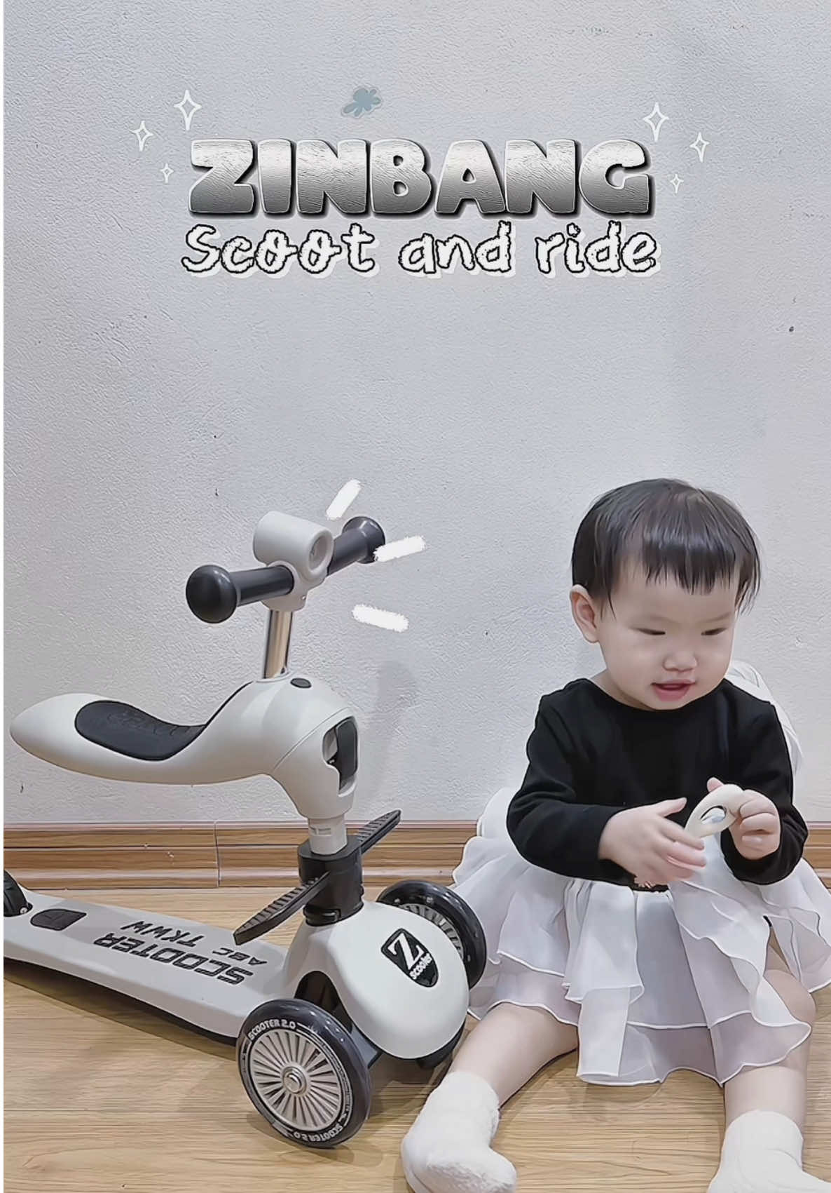Chiếc xe mà nhà có em bé không thể bỏ qua nha các mẹ ui #zinbang #scooter #xechoichan #scooter2in1 #review #mevabe #xh #mebimsua 