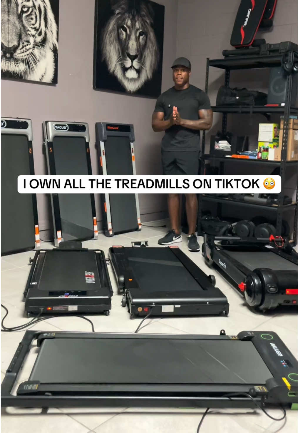 Gotta catch em all lol #treadmill #walkingpad #GymTok 