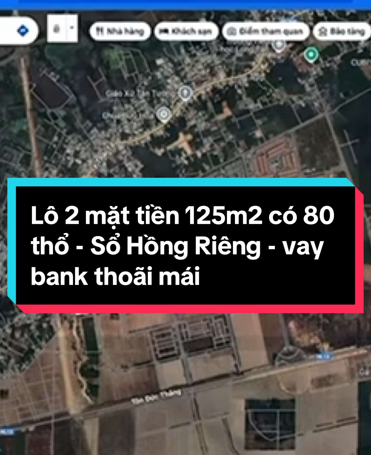 Bán nền đất 125m2 80m2 thổ cư , 2 mặt tiền trước sau đường oto #swanpark  #vanhđai3  #datnhontrach 