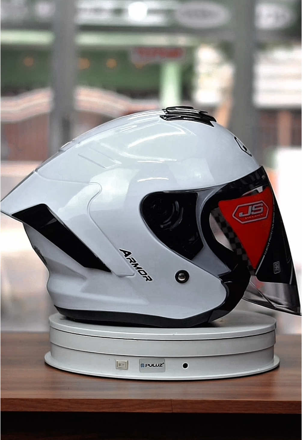 Js armor super white original  #helm #jsarmor #ganteng #fyp 