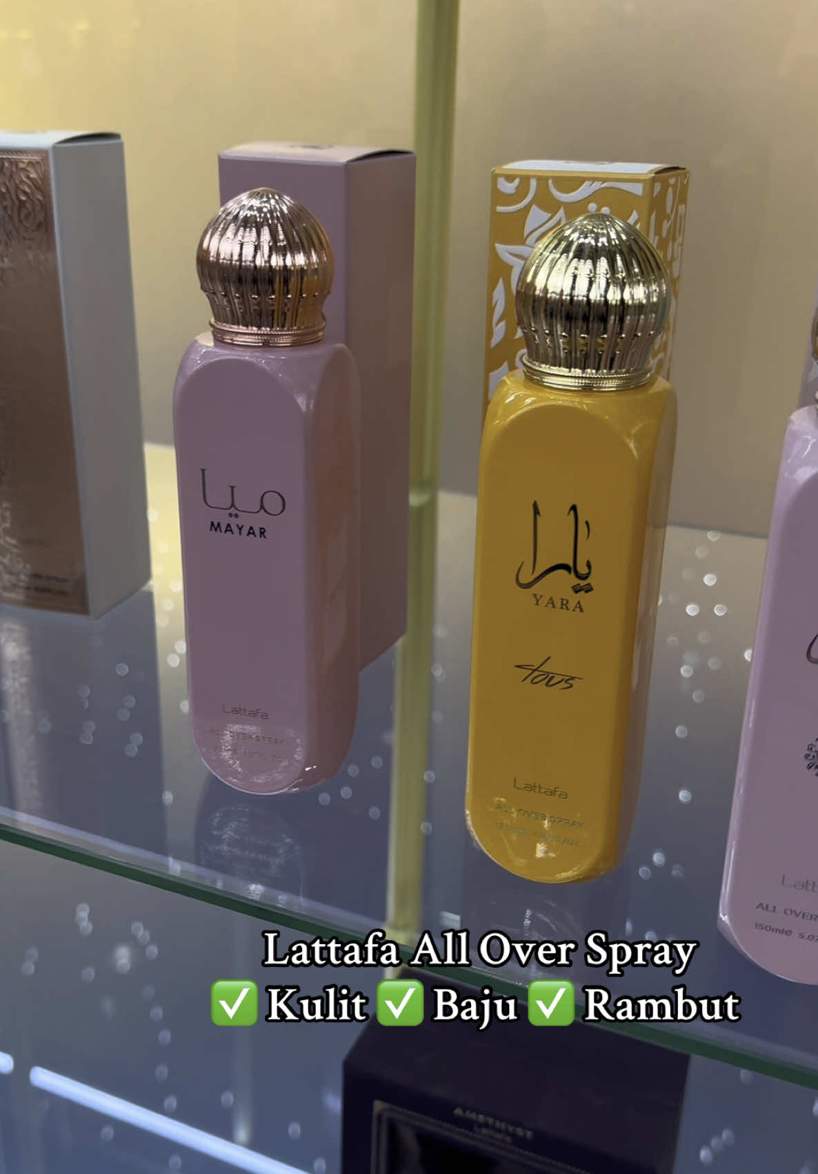 Siapa first time tengok kumpul sini guys #alloverspray #lattafa #elarab 