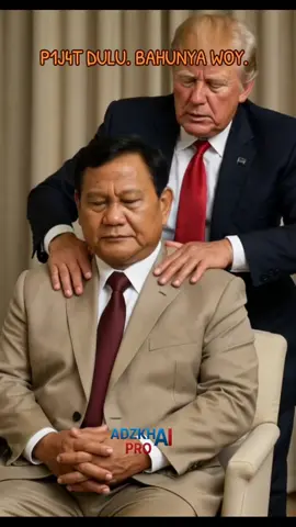 P1J4T DULU AH BIAR RILEX, #president #prabowo #donaldtrump #ai #fyp 