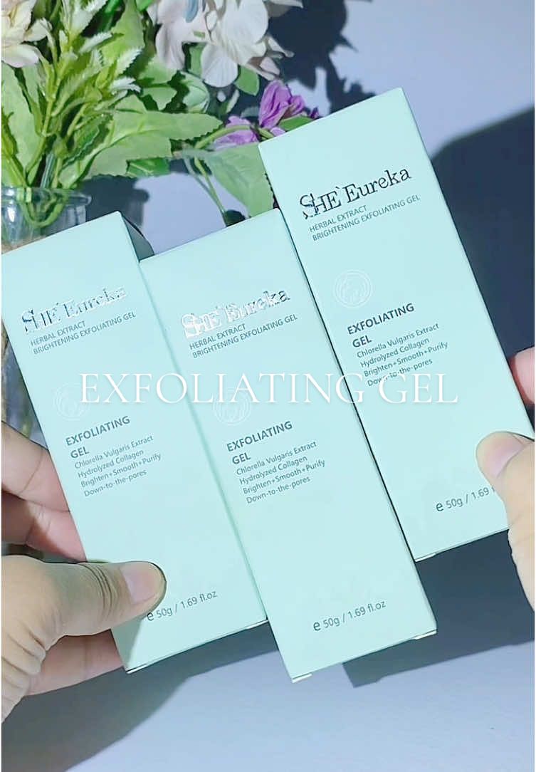 3PCS She eureka Exfoliating Gel✨ #exfoliatinggel #exfoliation #exfoliating #sheeureka #sheeurekaexfoliatinggel #sheeurekaskincare #fyp #foryou #foryoupage 