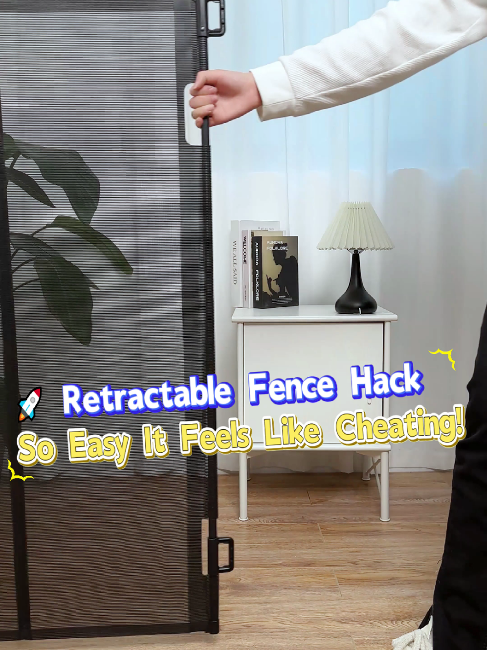 Expand & Secure: Dog Fence Setup in Minutes!
 ✨ Quick Install | Adjustable Size | Escape-Proof Design ✨
 🐾#babygate #doggate #retractablegate #HIDOGretractablesafetygate #petcare #PetsOfTikTok #dogsoftiktok #catsoftiktok #catgate