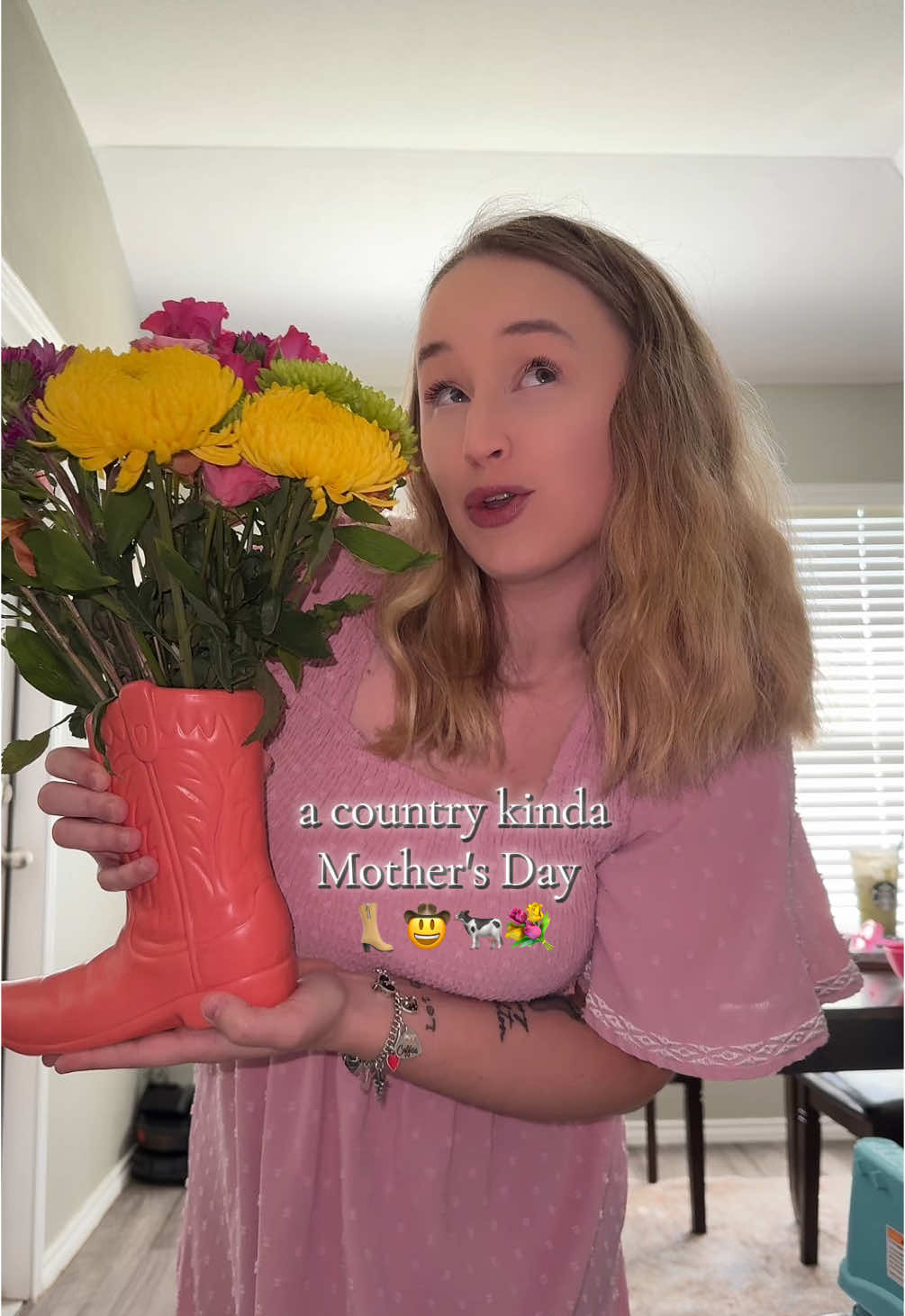 My husband knows me very well🫣😂 #country #momlife #mothersday #flowers #texas  @H-E-B 😍