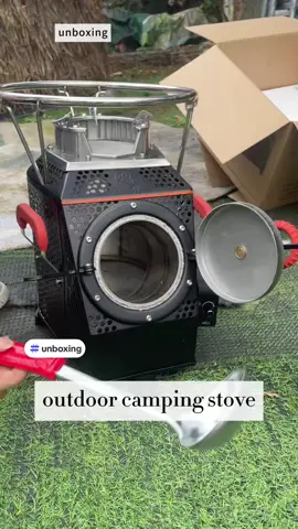 Unboxing and assembling the magic stove#woodstove #Outdoors #camping #burningstove #courtyard #factory #campingstove #firestove #cookingstove #stove #Distributor 