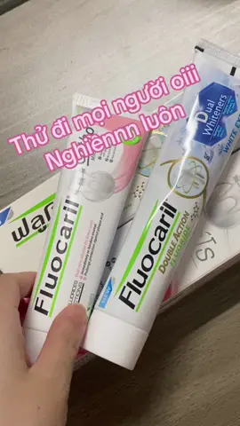 Đánh răng dùng em này nghiền luôn các pà🥹🥰 #xuhướng #hottrend #kemdanhrang #niengrang #niengrangmaccai #fluocarilthailand #sabai 