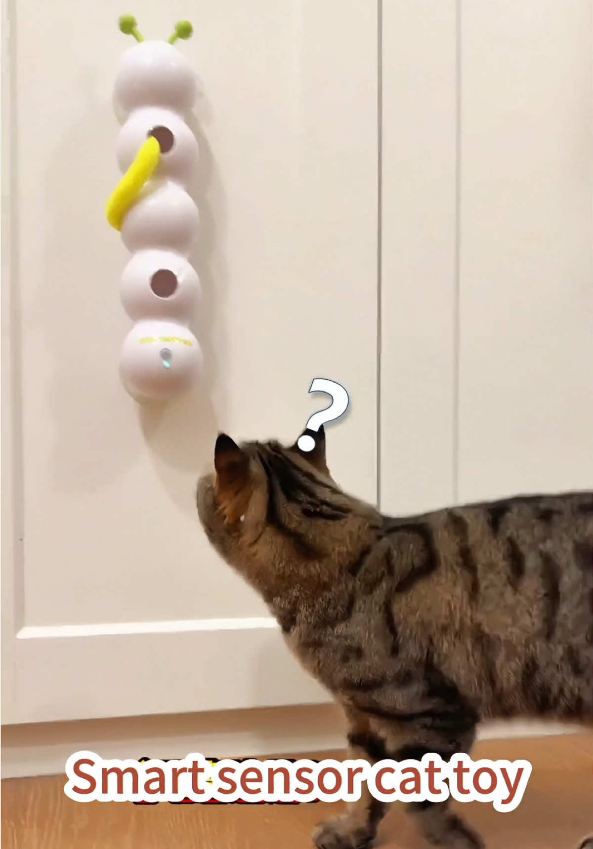 🐛⚡️Smart Sensor Interactive Caterpillar Cat Toy🐱 - Wall-Mounted, USB Rechargeable Wiggling Wall-Mounted Caterpillar Toy for Cats - Motion Activated, Self-Entertainment Rechargeable Smart Caterpillar Cat Toy with Suction Cup - Interactive & Unpredictable Fun Automatic 'Stick to the Wall' Caterpillar Cat Toy - Smart Sensor, Interactive Pet Tech Interactive Caterpillar Cat Toy with Motion Sensor - Suction Cup, Rechargeable, for Endless Play🌸#SmartCatToys #allforpaws #caterpillar #catlovers #PetTech 