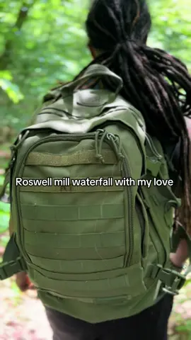 I genuinely needed this so much just being outside and being able to get some air in general made my day so amazing  #foryou #viral #explore #roswellmillwaterfall #explore #nature #hikingwithboyfriend #naturelove #whenyougotoawaterfallwithyourlover #Love #whenyouwerentdepressedyoujusyneededair 