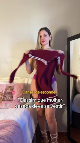 Nada de roupa curta para mulher casada! Mulher casada se veste assim, vestidinho longo para esconder o que só ele tem direito de ver 🤭🔥🔥🔥 #casamento #look #inspiracao 