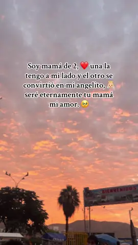 ❤️ Un beso al cielo pedacito de mamá 🥹❤️ #fypシ゚ #miamorenelcielo #diadelasmadres 