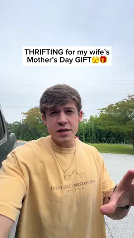 She may be the only 20 something year old that wants THIS for Mother’s Day😅😆 #taylorandsoph #mothersday #surprise #husbandsoftiktok #antique #thrifting 