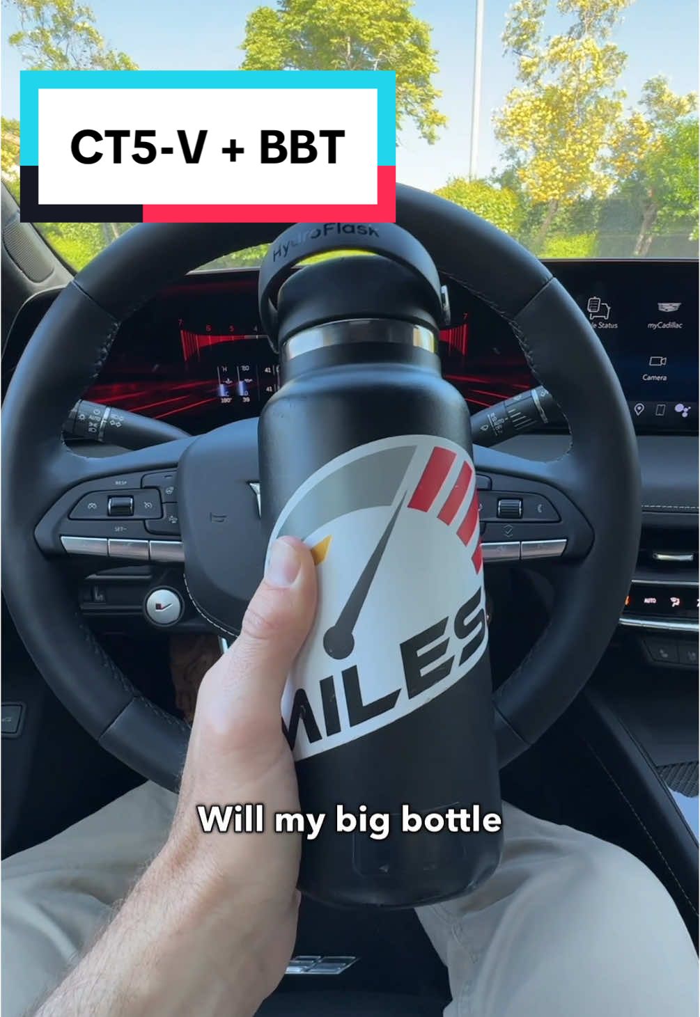 Will it fit? #cadillac #cadillacct5vblackwing #blackwing #ct5v #cartok #tiktokautocampaign #bigbottletest 