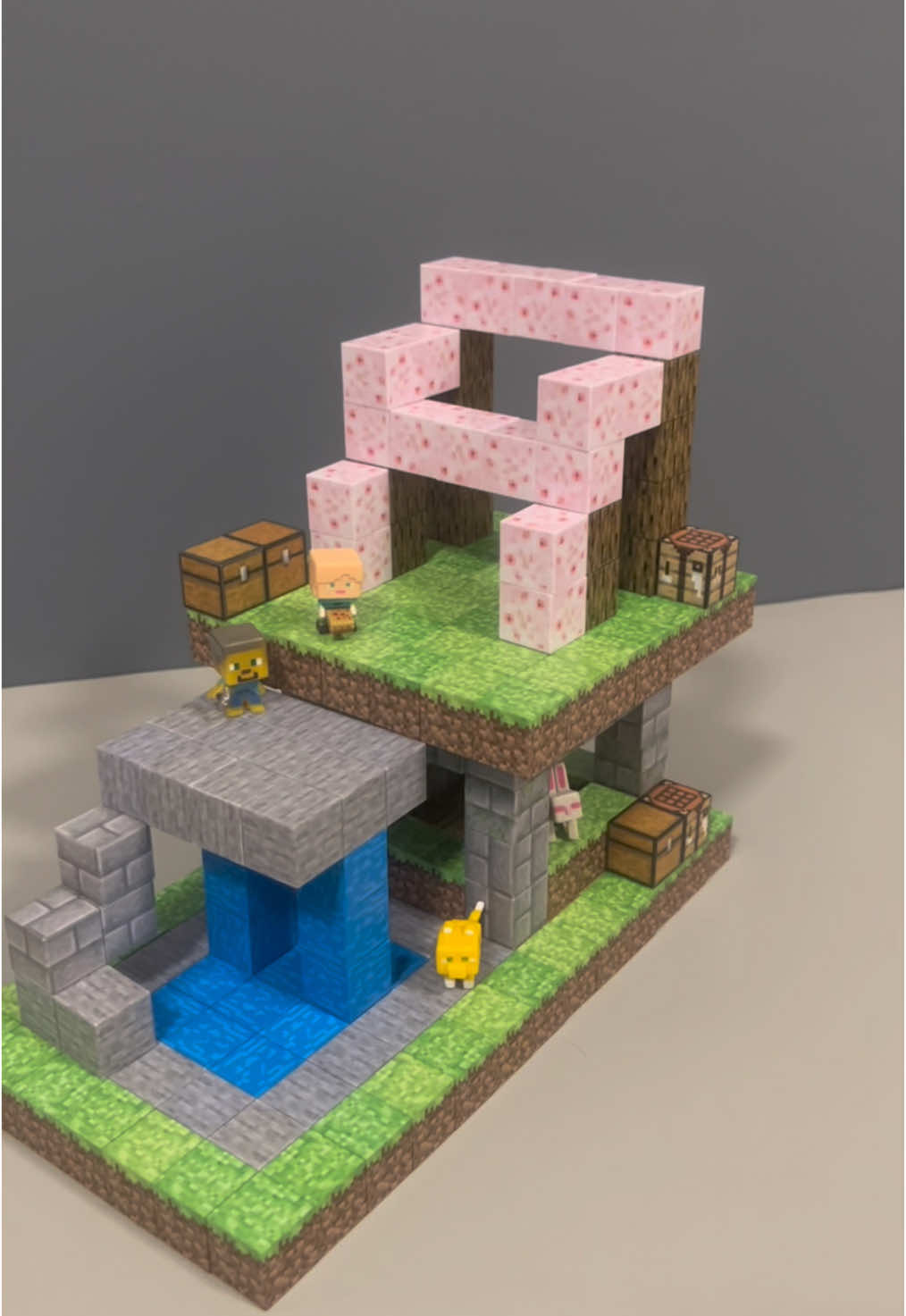 From pixels to 3D- magnetic blocks make your Minecraft dreams come alive! #magnetictoys #Minecraft #minecraftbuilding #buildingblocks #minecraftideas #minecraftinspiration #creative #giftforkids #fyp 